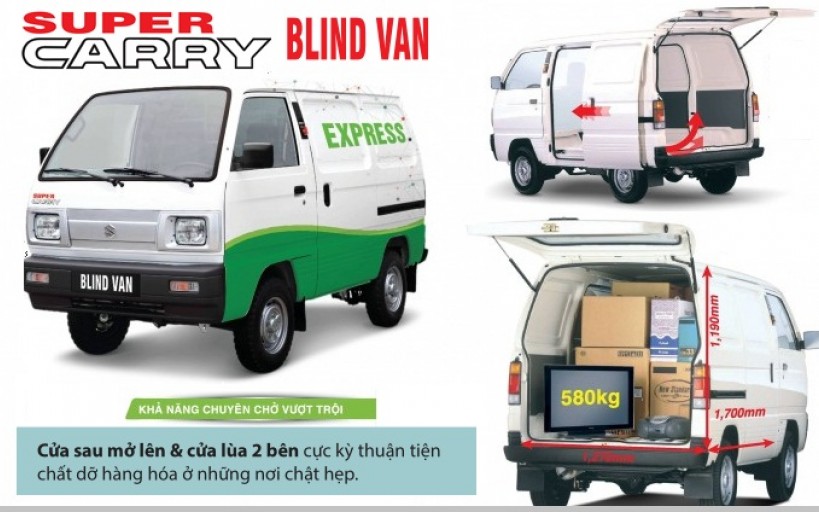 Suzuki Blind Van 580kg